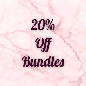 20% Off Bundles of 2 items or more! 💗💕💗💕